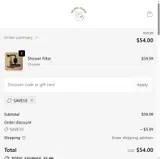 SAVE10 coupon verification screenshot