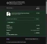 welcome25 coupon verification screenshot