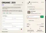 Organic Zoo coupon verification screenshot