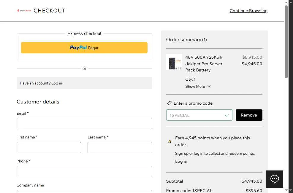 ORIENT POWER checkout page showing ORIENT POWER promo code box | Screenshot taken by SimplyCodes community member on Nov 18, 2025