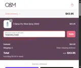 TRIBEWELCOME coupon verification screenshot
