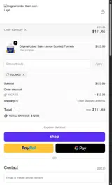 10CAKU coupon verification screenshot