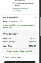 Orlando City SC coupon verification screenshot