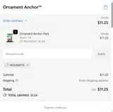 HOLIDAY10 coupon verification screenshot