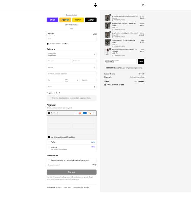Orolay checkout page showing Orolay coupon code box | Screenshot taken by SimplyCodes community member on Sep 2, 2025