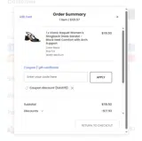 SAVE15 coupon verification screenshot