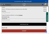 OSPREY-WELCOME coupon verification screenshot