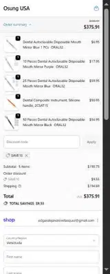 SAVE10 coupon verification screenshot