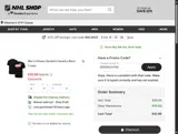 Ottawa Senators Shop coupon verification screenshot