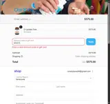 Our Kids… coupon verification screenshot