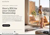 Outsite coupon verification screenshot