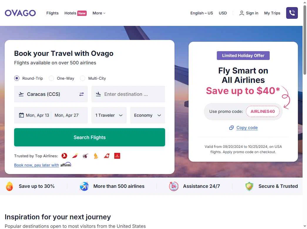 Ovago checkout page showing Ovago promo code box | Screenshot taken by SimplyCodes community member on Feb 12, 2026