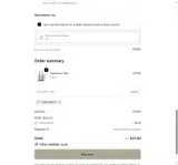 Caroline10 coupon verification screenshot