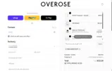 Overose coupon verification screenshot
