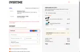 Overtime Shop coupon verification screenshot