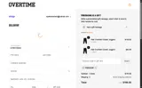 Overtime Shop coupon verification screenshot