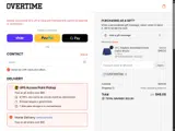 Overtime Shop coupon verification screenshot