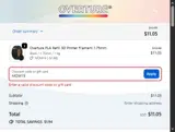 MOM15 coupon verification screenshot