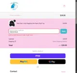 Owl & Goose Gifts coupon verification screenshot