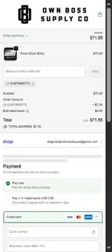 AUSTIN85773 coupon verification screenshot