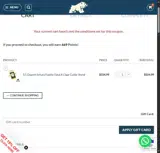 Oxford Cigar Company coupon verification screenshot
