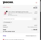 Pacas coupon verification screenshot
