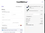 PADELPRO10 coupon verification screenshot