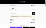 CYBERMONDAY50 coupon verification screenshot