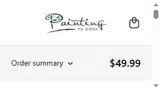 Painting to Gogh coupon verification screenshot