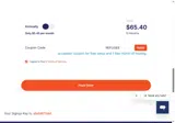REFUGEE coupon verification screenshot