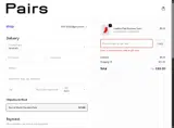 PAIRSWELCOME10 coupon verification screenshot