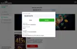 Palace of Chance coupon verification screenshot
