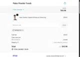 KRYSREP20 coupon verification screenshot
