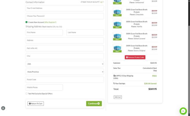 Paleovalley checkout page showing Paleovalley coupon code box | Screenshot taken by SimplyCodes community member on Aug 7, 2025