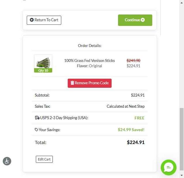 Paleovalley checkout page showing Paleovalley coupon code box | Screenshot taken by SimplyCodes community member on May 9, 2025