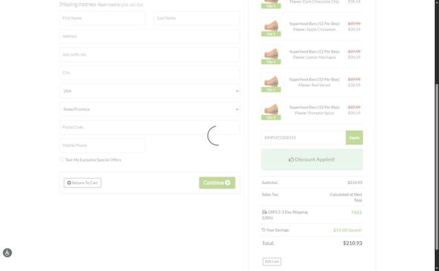 Paleovalley checkout page showing Paleovalley coupon code box | Screenshot taken by SimplyCodes community member on Aug 28, 2025