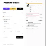 Palermo House coupon verification screenshot