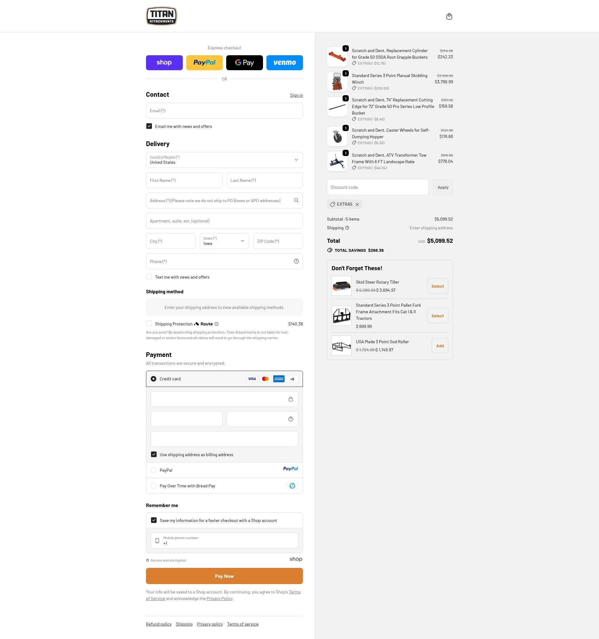 Pallet Forks checkout page showing Pallet Forks promo code box | Screenshot taken by SimplyCodes community member on Oct 22, 2025