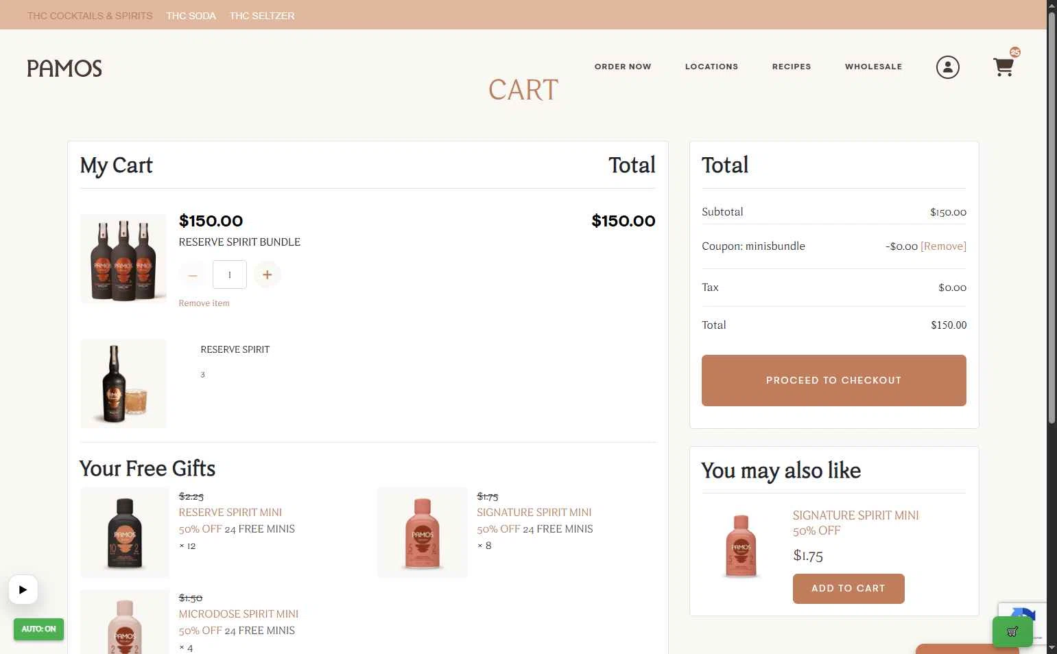 Pamos checkout page showing Pamos coupon code box | Screenshot taken by SimplyCodes community member on Jan 9, 2026