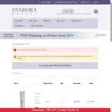 Pandora Beauty coupon verification screenshot