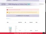 Pandora Beauty coupon verification screenshot
