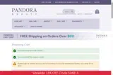 Pandora Beauty coupon verification screenshot