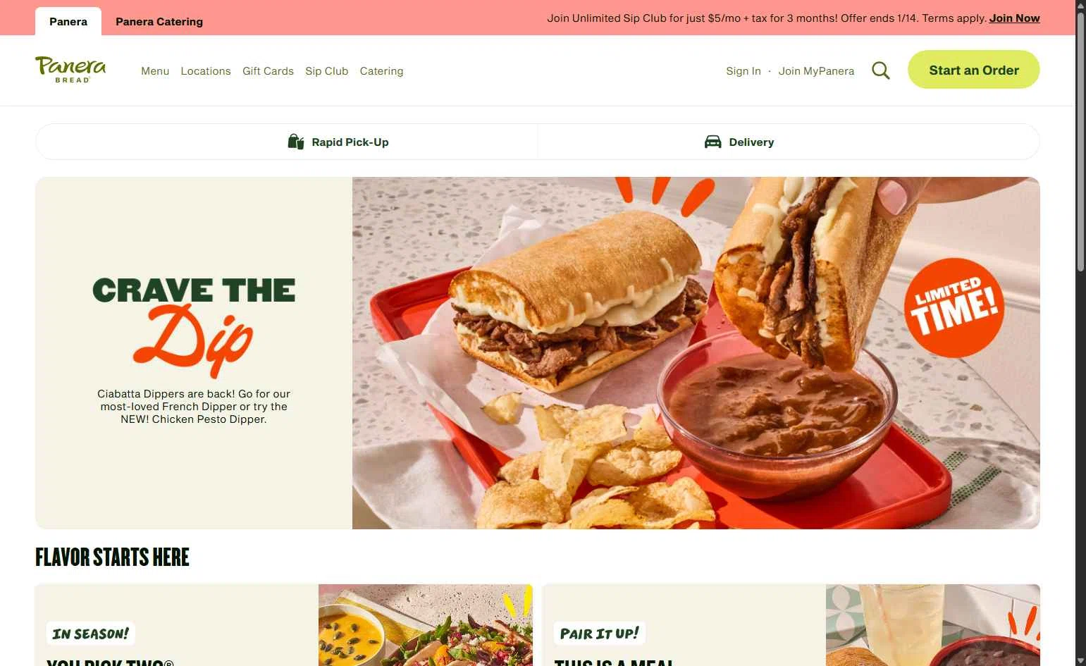 Panera Bread checkout page showing Panera Bread promo code box | Screenshot taken by SimplyCodes community member on Jan 2, 2026