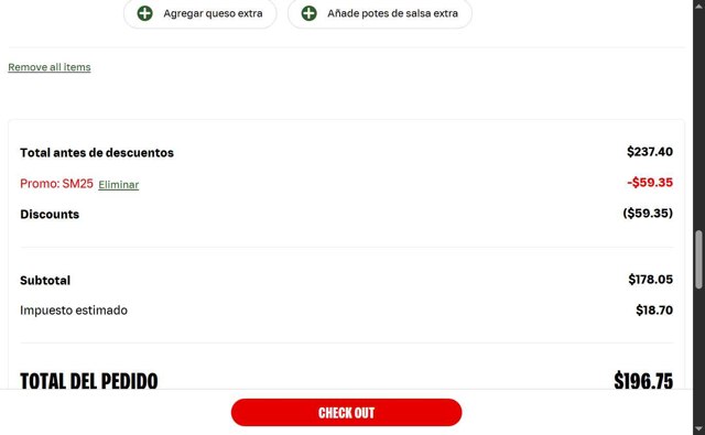 Papa John's checkout page showing Papa John's promo code box | Screenshot taken by SimplyCodes community member on Aug 22, 2025