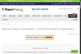PaperPapers.com coupon verification screenshot