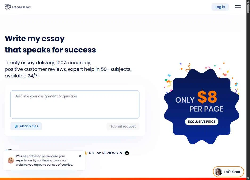 Papersowl checkout page showing Papersowl promo code box | Screenshot taken by SimplyCodes community member on Dec 6, 2025