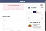 PAP MD coupon verification screenshot