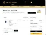 Parfums Vintage coupon verification screenshot