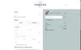 Parker's Great British Institution coupon verification screenshot