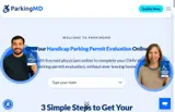 ParkingMD coupon verification screenshot